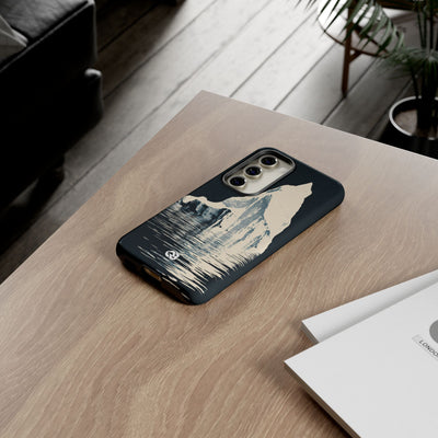 Blue Tough Phone Case for Samsung - Frozen Navy Monolith
