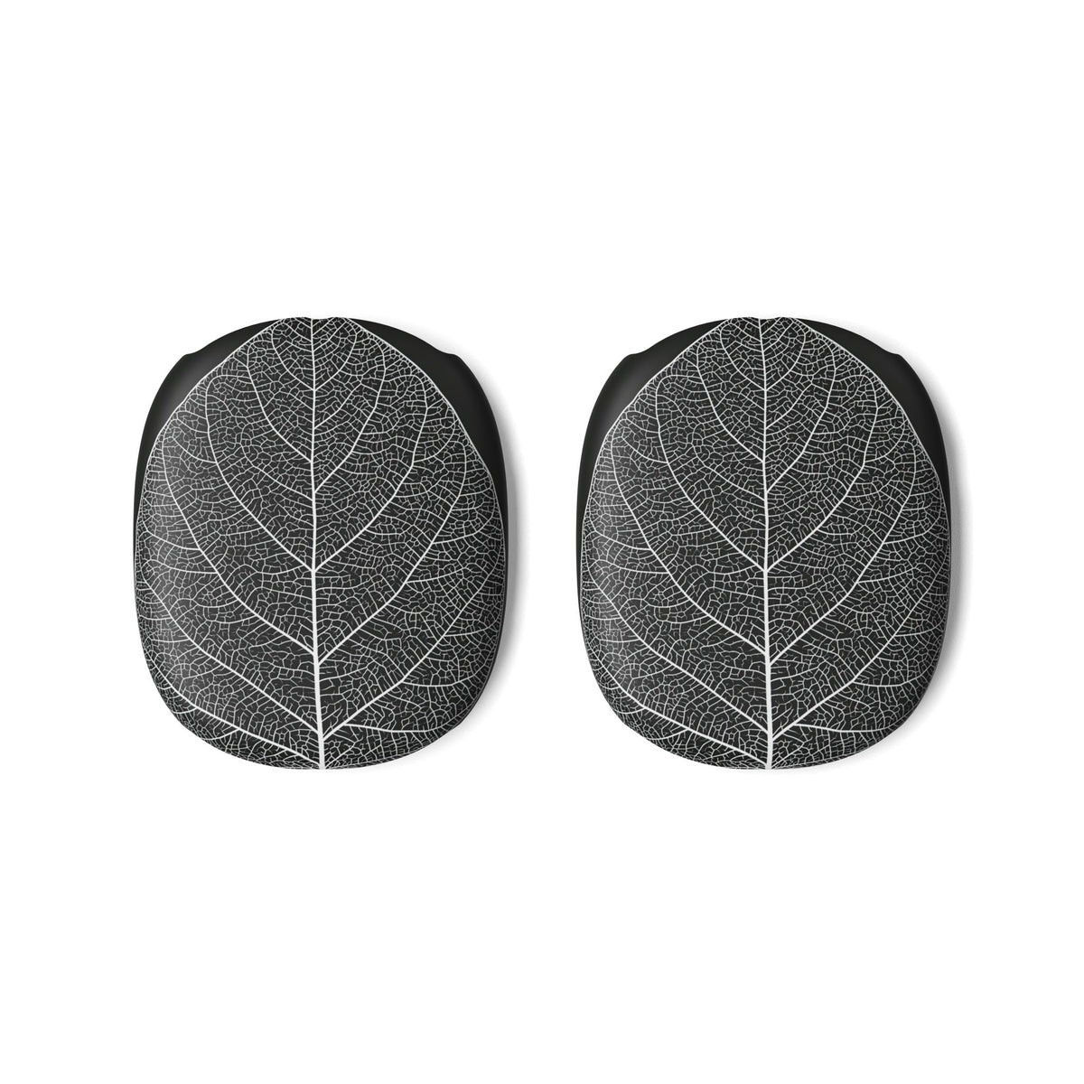 Monochrome Leaf Skeleton · Hard Case for AirPods Max · Black