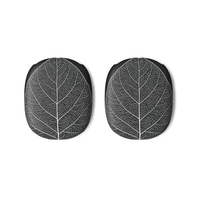 Monochrome Leaf Skeleton · Hard Case for AirPods Max · Black