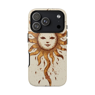 Rustic Solar Mask · Tough Phone Case for iPhone