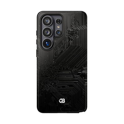 Obsidian Circuitry · Tough Phone Case for Samsung · Black