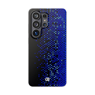 Cobalt Hex Dispersion · Lite Phone Case for Samsung · Blue