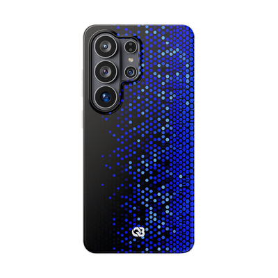 Cobalt Hex Dispersion · Lite Phone Case for Samsung · Blue