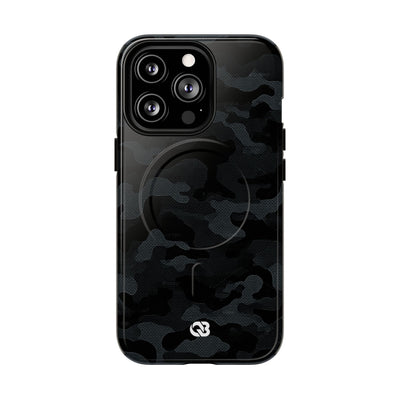 Blackout Urban Camo · Tough 2.0 Magnetic Phone Case for iPhone · Black