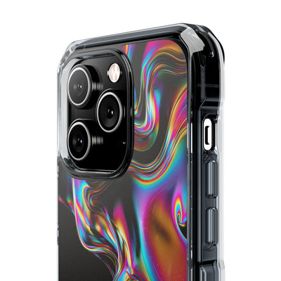 Purple Impact MagSafe Phone Case for iPhone - Liquid Neon Chrome