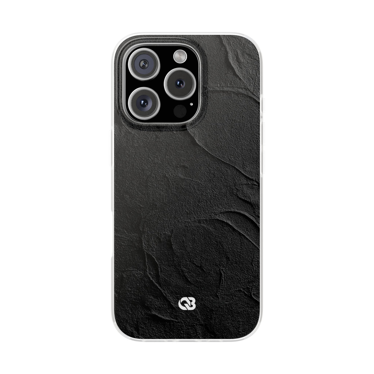 Obsidian Stucco Relief · Lite Phone Case for iPhone ·  Black