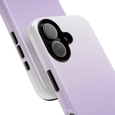 Purple Tough Phone Case for iPhone - Frosted Lavender Fade