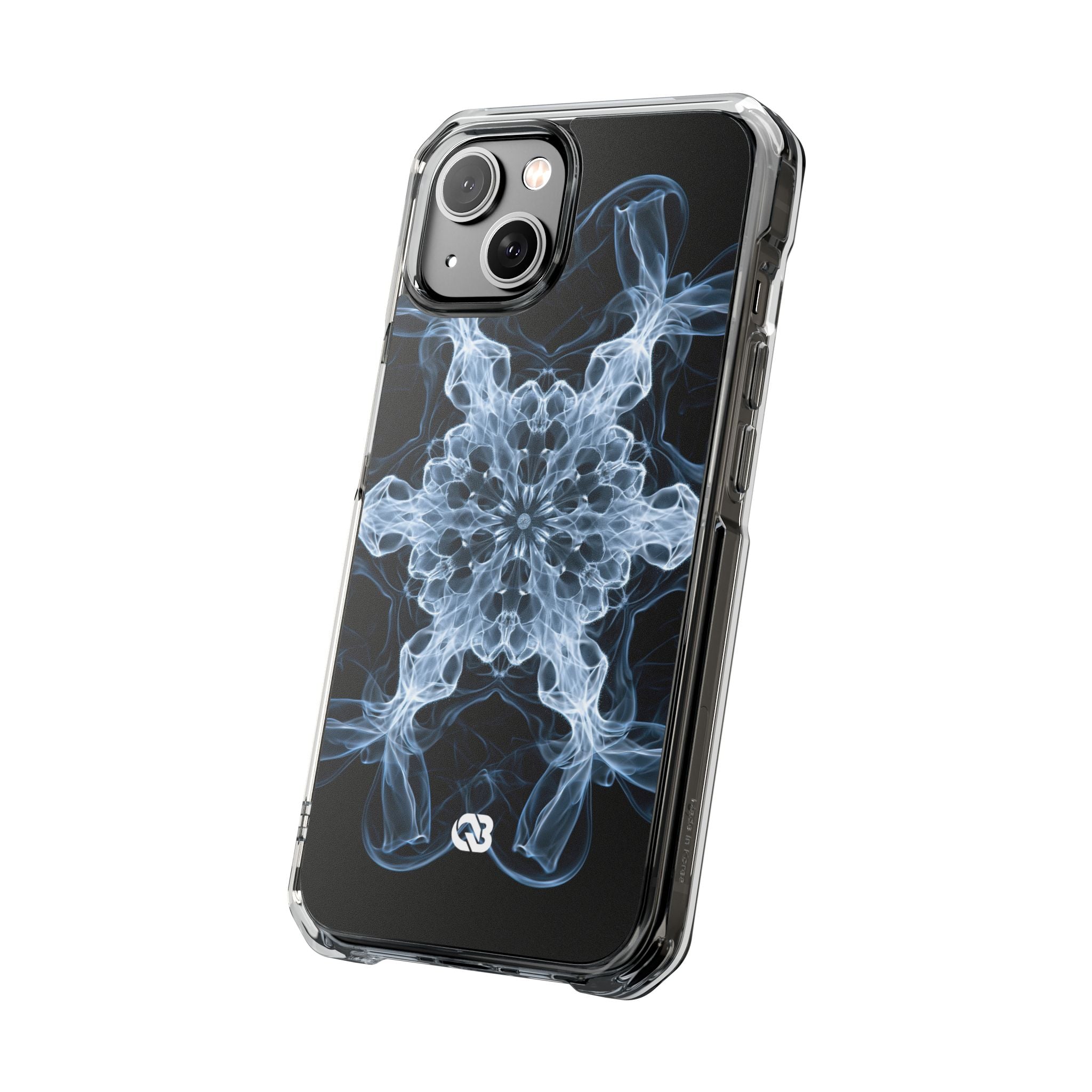 Blue Impact MagSafe Phone Case for iPhone - Glacial Smoke Crown