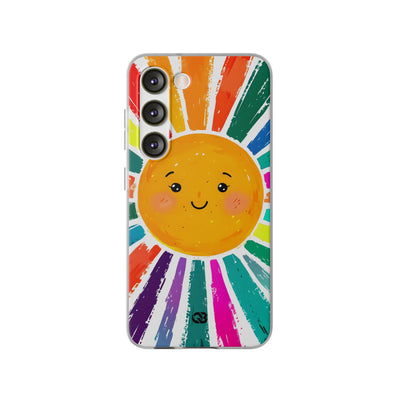 Vibrant Solar Smile · Soft Handyhülle für Samsung