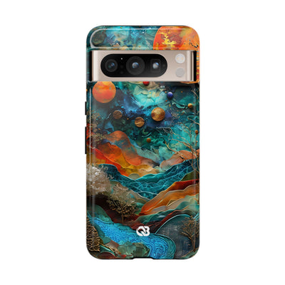 Copper Horizon Drift · Tough Phone Case for Google Pixel