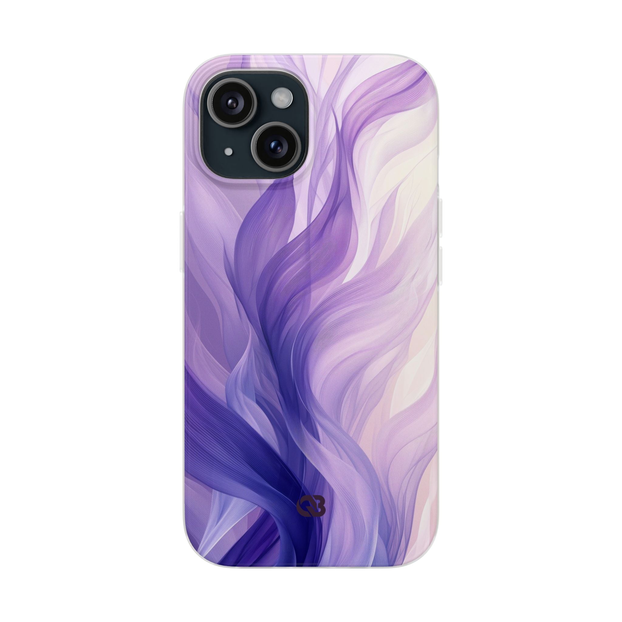Amethyst Silk Waves · Soft Phone Case for iPhone