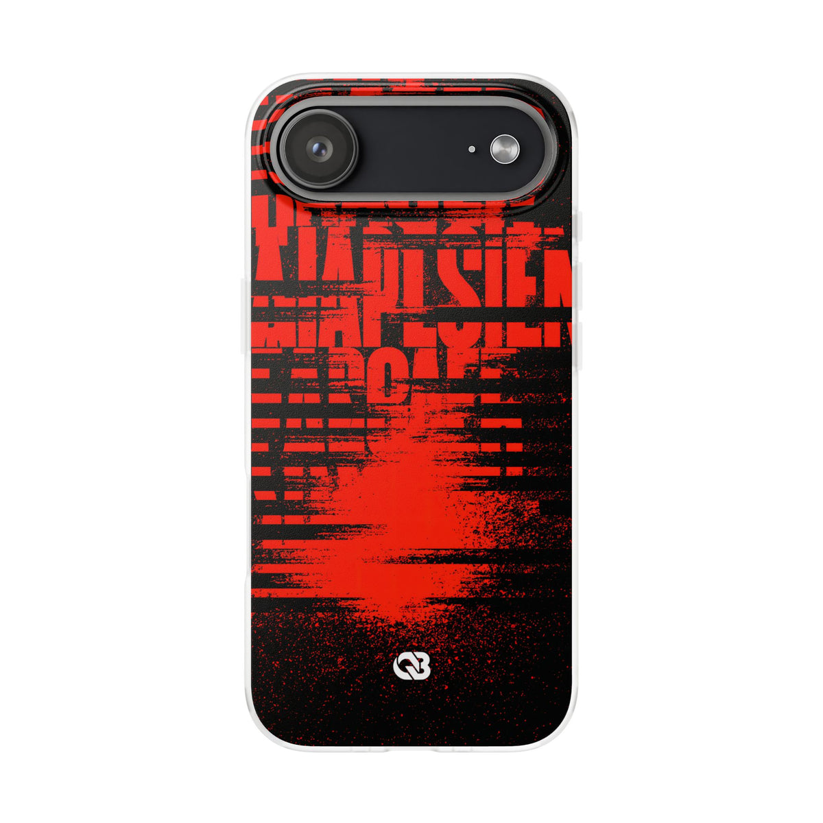 Crimson Redaction · Lite Phone Case for iPhone ·  Black