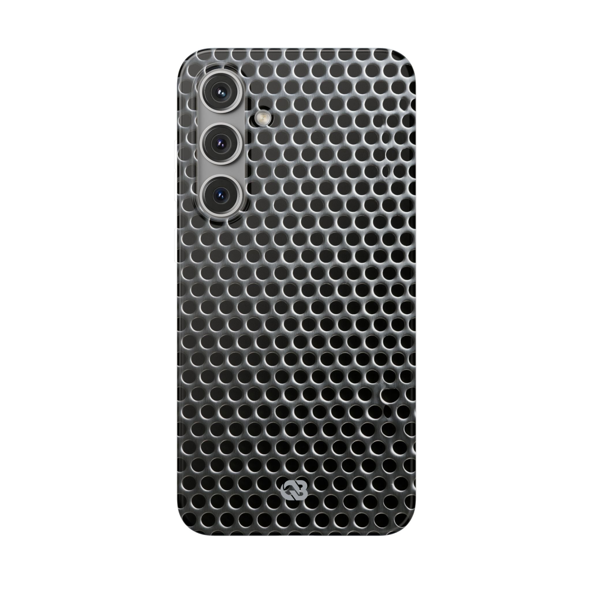 Silver Lite Phone Case for Samsung - Brutalist Steel Mesh