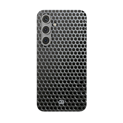 Silver Lite Phone Case for Samsung - Brutalist Steel Mesh
