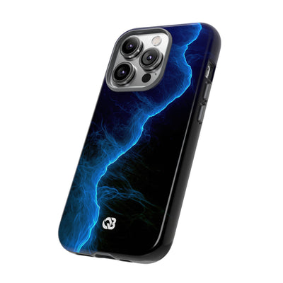 Electric Azure Drift · Tough Phone Case for iPhone · Blue