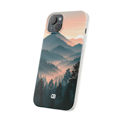 Teal Lite Phone Case for iPhone - Alpine Teal Horizon