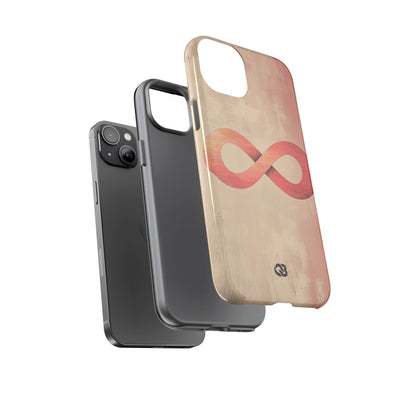 Terracotta Infinity Stroke · Tough Phone Case for iPhone