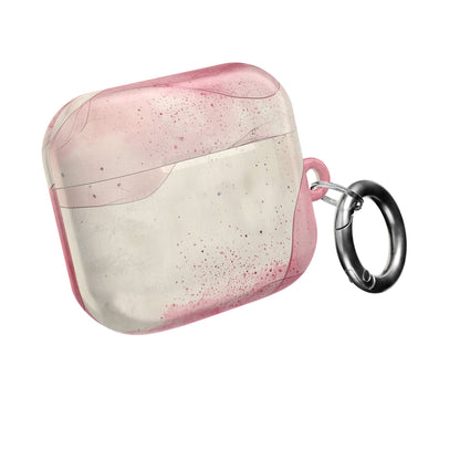 Crimson Ribbon Waves - AirPods Case