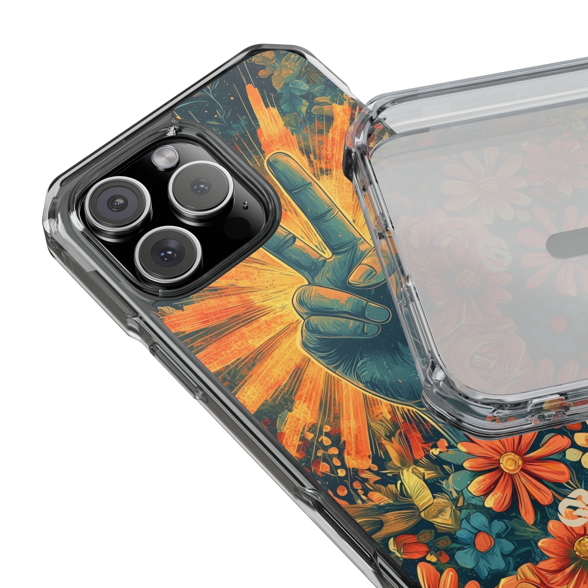 Radiant Peace Bloom · Impact etui na telefon dla iPhone · MagSafe
