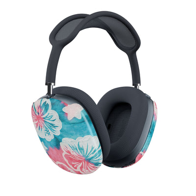 Tropical Hibiscus Bloom · Hard Case for AirPods Max · Teal