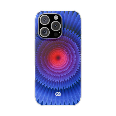 Radial Spectrum Bloom · Lite Phone Case for iPhone ·  Blue
