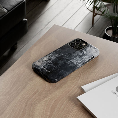 Texturiertes Blackscape iPhone 14 Pro Max Case - Tough