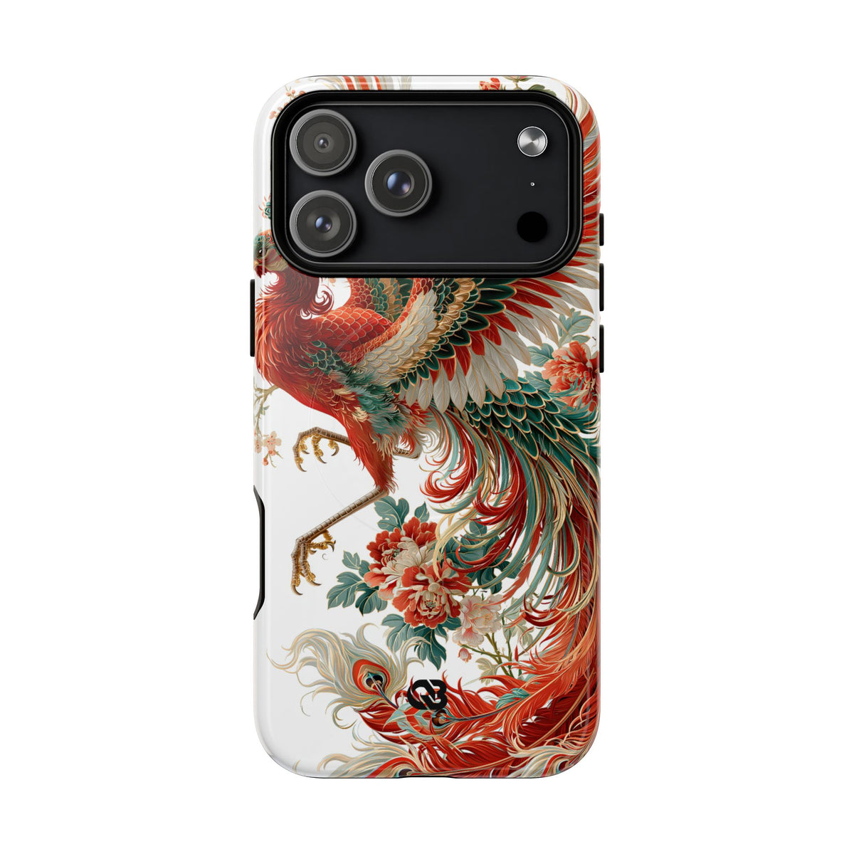 Vermilion Imperial Phoenix · Tough 2.0 Magnetic Phone Case for iPhone · Red