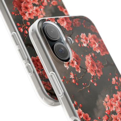 Dark Sakura Nocturne · Lite Phone Case for iPhone ·  Black