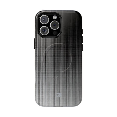 Grey Tough 2.0 Magsafe Phone Case for iPhone - Static Vertical Dither