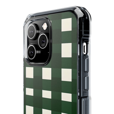 Hunter Green Rutig · Impact Mobilskal för iPhone · Magsafe