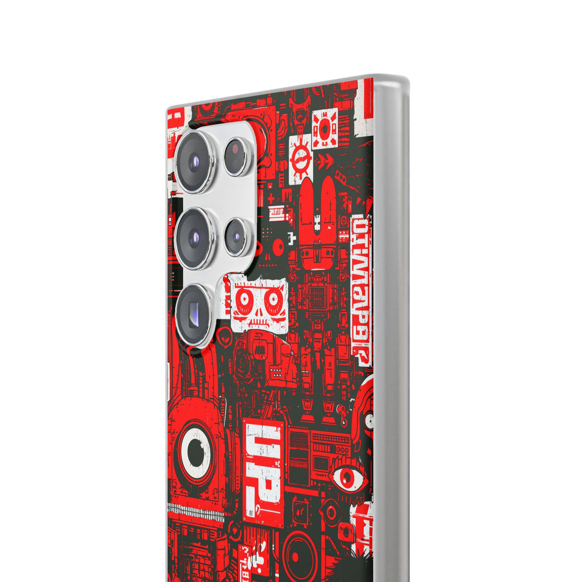 Neo Mecha Collage · Lite Phone Case for Samsung · Red