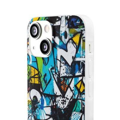 White Ripple Drift iPhone 13 mini Case - Soft