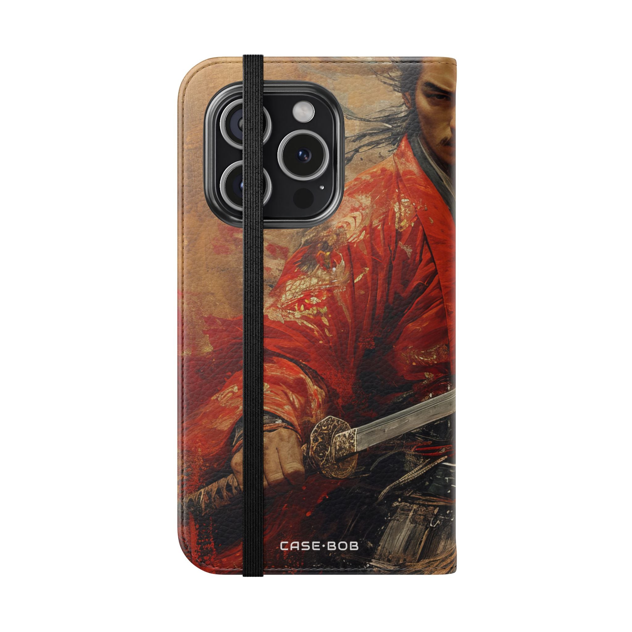Crimson Samurai - iPhone 15 Pro Case - Wallet