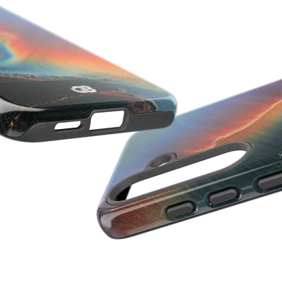 Prismatic Aura Shift · Tough Phone Case for Samsung · Blue