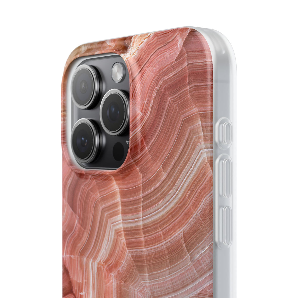 Blushing Rose Strata · Lite Phone Case for iPhone ·  Pink