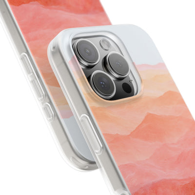 Alpenglow Ridge Vista · Lite Phone Case for iPhone ·  Orange