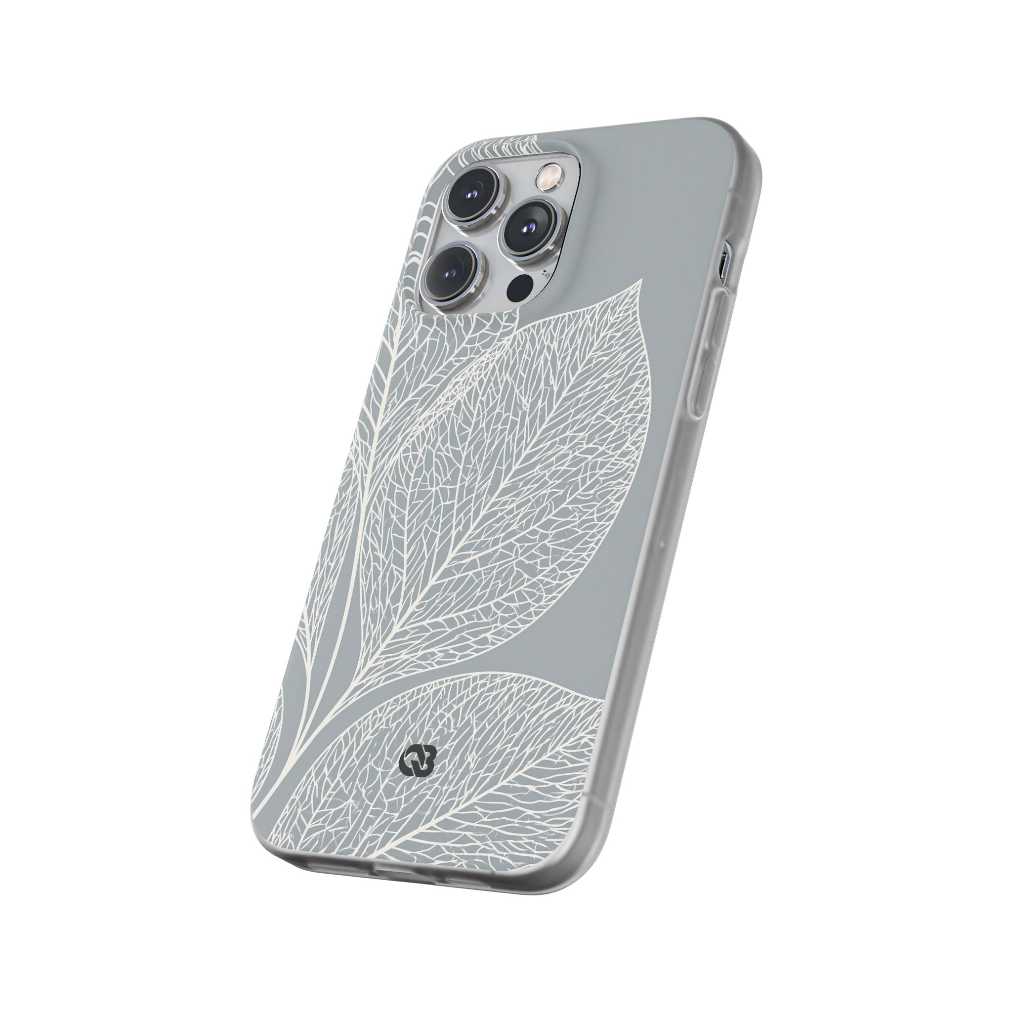 Grey Lite Phone Case for iPhone - Frosted Ash Veins