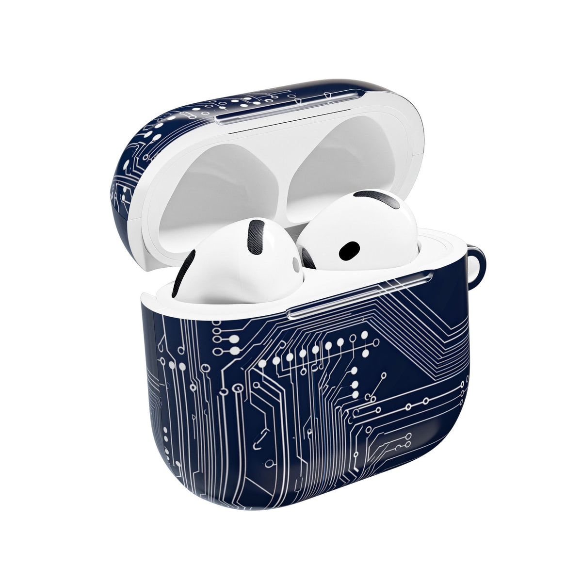 Silicon Grid · Hard Case for AirPods & AirPods Pro · Blue