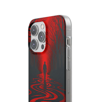 Crimson Shadow Path · Soft Phone Case for iPhone
