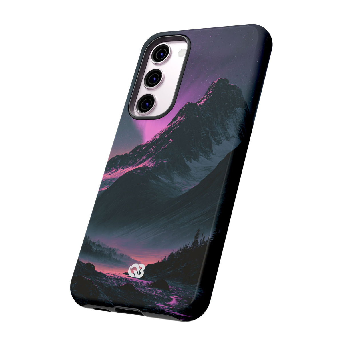 Arctic Aurora Summit · Tough Phone Case for Samsung · Black