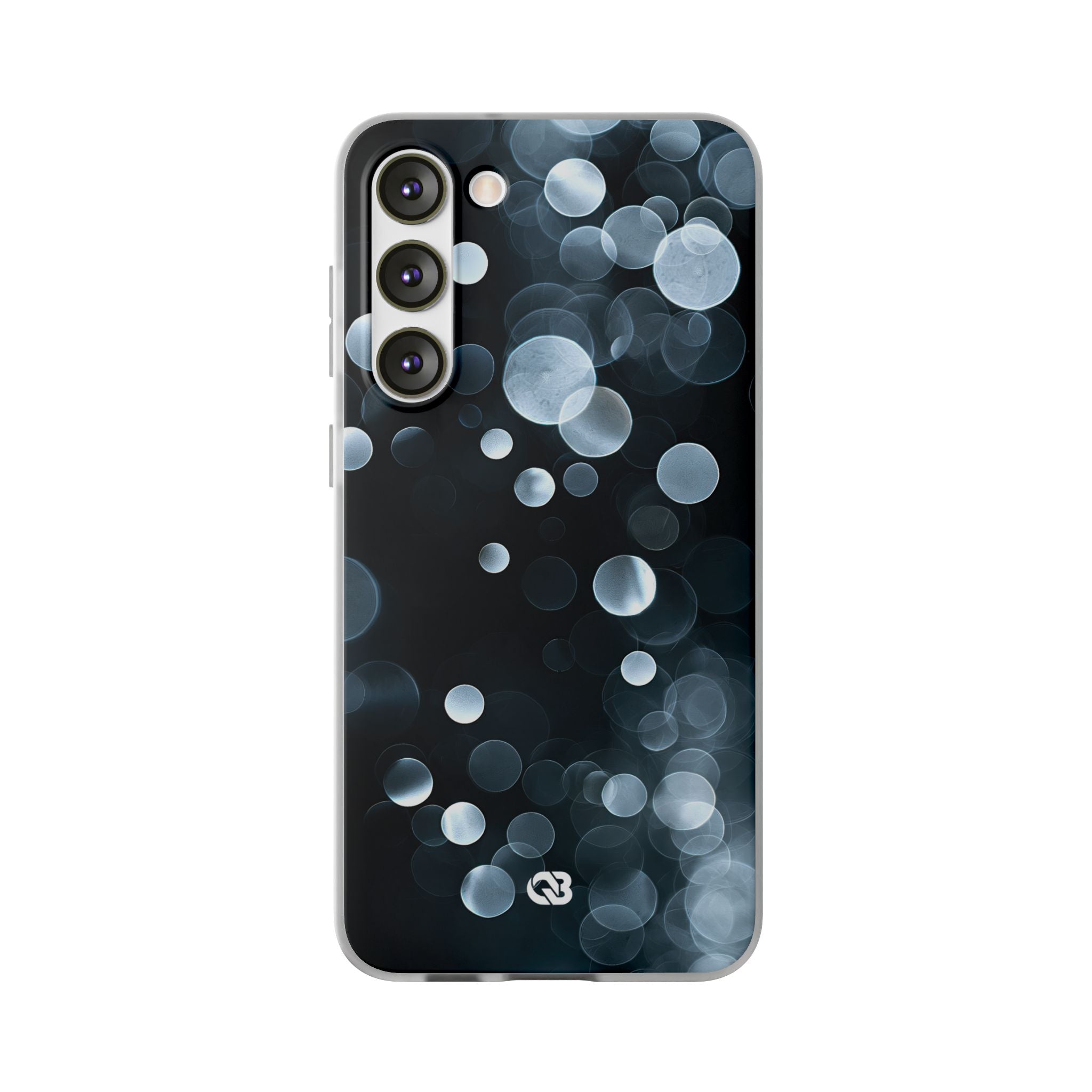 Black Lite Phone Case for Samsung - Silver Orbit Glow