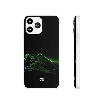 Nordic Mountain Contour · Lite Phone Case for iPhone ·  Black