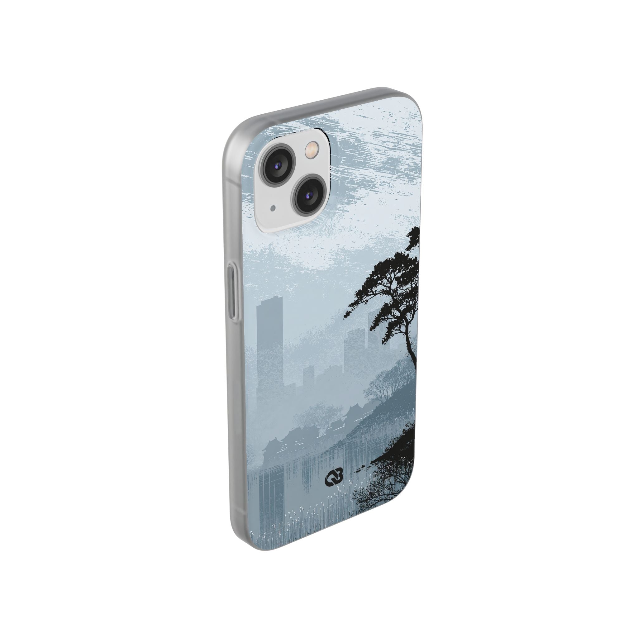 Grey Lite Phone Case for iPhone - Steel Slate Zen