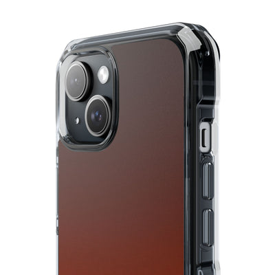 Orange Impact MagSafe Phone Case for iPhone - Obsidian Ember Fade