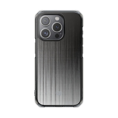 Grey Impact MagSafe Phone Case for iPhone - Static Vertical Dither