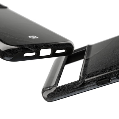 Obsidian Stucco Relief · Tough Phone Case for Pixel ·  Black