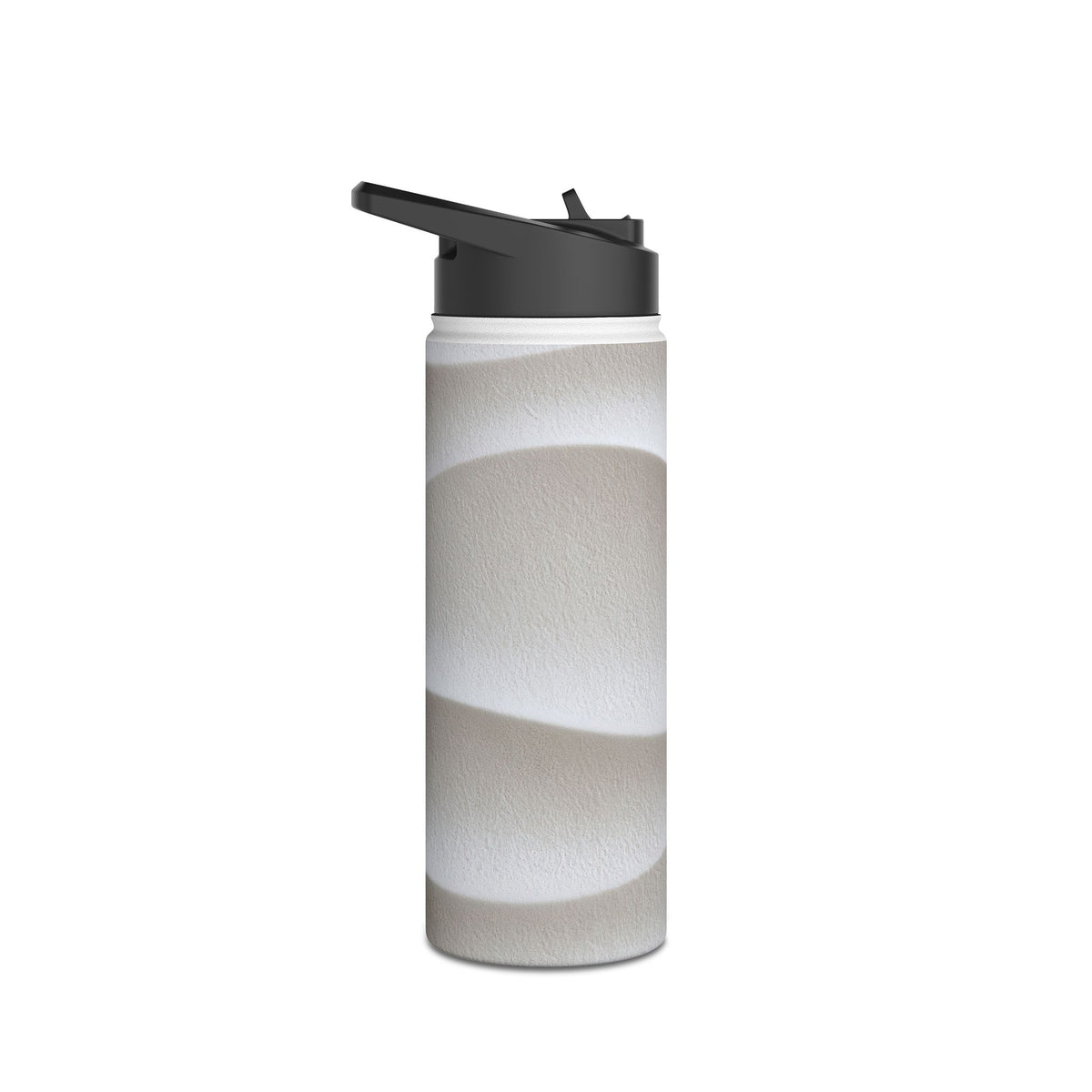 Sculpted Dune Relief · Insulated Water Bottle · White