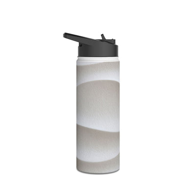 Sculpted Dune Relief · Insulated Water Bottle · White