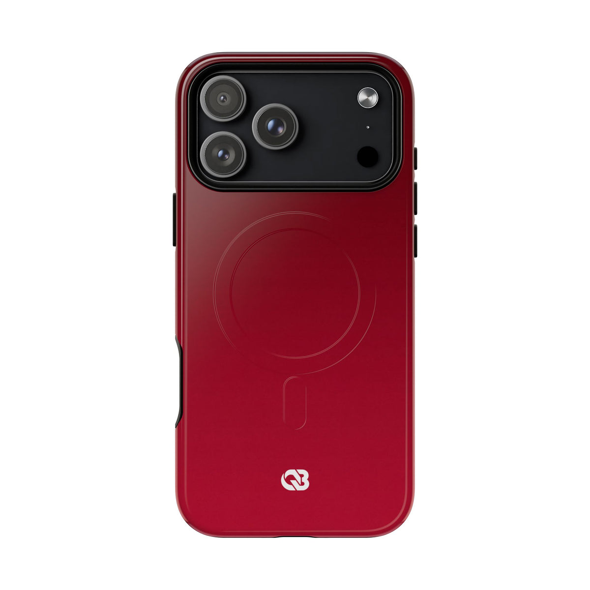 Red Tough 2.0 Magsafe Phone Case for iPhone - Crimson Velvet Fade