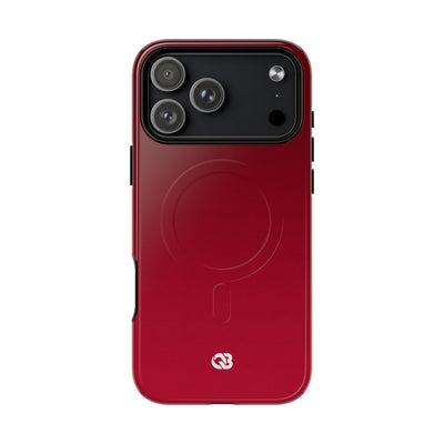 Red Tough 2.0 Magsafe Phone Case for iPhone - Crimson Velvet Fade